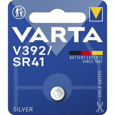 Varta V392/SR41 hopeinen nappiparisto - 1 kpl 392101401 Vastaa: N/A