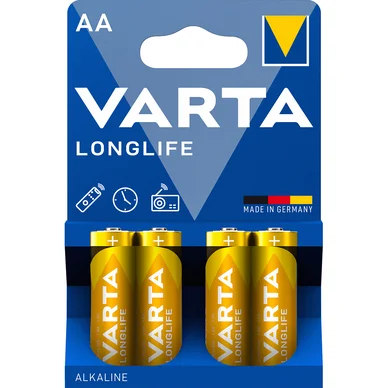 Varta Pitkäikäinen paristo - AA 4 kpl 4106101414 Vastaa: N/A