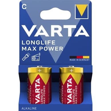 Varta Pitkäikäinen Max Power C -akku - 2 kpl 4714614422 Vastaa: N/A