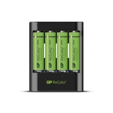 GP BATTERIES GP ReCyko U421 akkulaturi USB + 4 AA 2600mAh 202229 Vastaa: N/A -20%