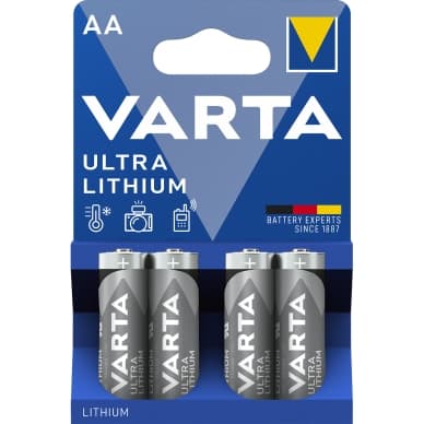 Varta Ammattimainen litiumparisto - AA, 4 kpl 6106301404 Vastaa: N/A
