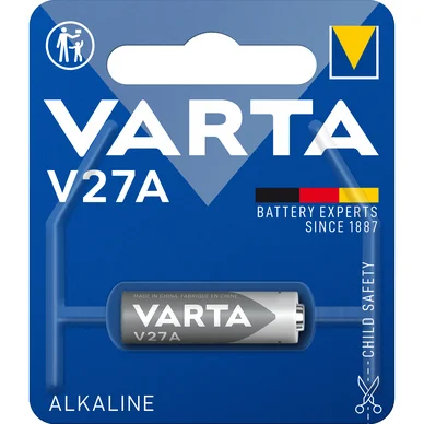 Varta V27A erityinen alkaliparisto, 12V, 1 kpl 4227101401 Vastaa: N/A