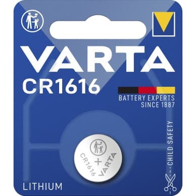 Varta CR1616 litiumnappiparisto - 1 kpl 6616101401 Vastaa: N/A