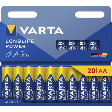 Varta Pitkäikäinen akku - AA 20 kpl 4906121720 Vastaa: N/A