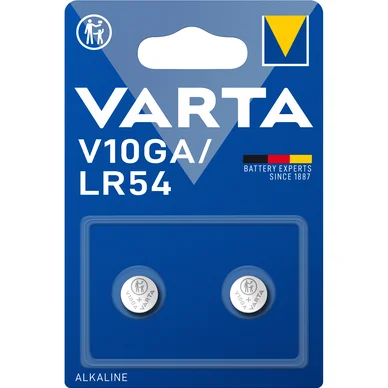 Varta V10GA/LR54 alkaliparisto - 2 kpl 4274101402 Vastaa: N/A