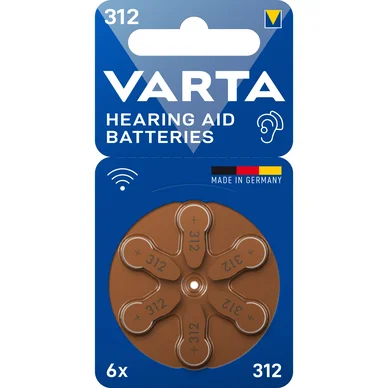 Varta HAB 312 -akku - 6 kpl 24607101416 Vastaa: N/A
