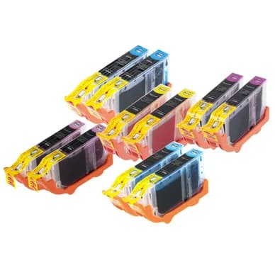 inkClub Multipack, 10 mustepatruuna, 2x(C/M/Y/PC/PM) KCB10-10 Vastaa: N/A