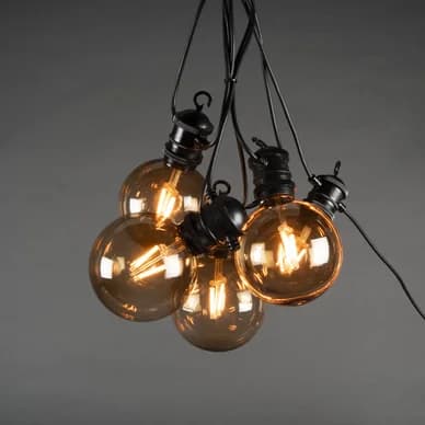 Konstsmide Valonauha E27 10 LED-lamppu, aurinkopaneeli & kaukosäädin 4159-800SP Vastaa: N/A