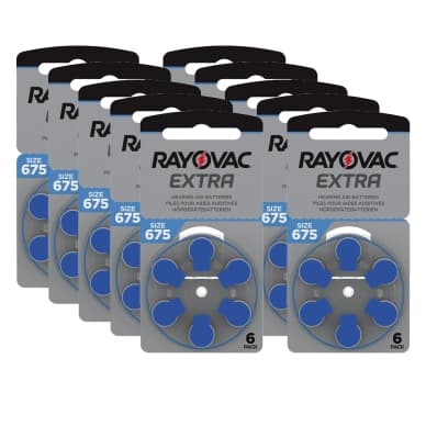 RAYOVAC Rayovac Extra Advanced ACT 675 blå 10-pack 4564-1-10 Vastaa: N/A