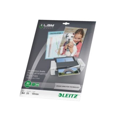 Leitz Laminointitasku A4 UDT 80 mic. 25/ltk 74790000 Vastaa: N/A