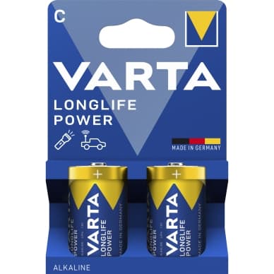 Varta Pitkäikäinen Power C -akku - 2 kpl 4914614422 Vastaa: N/A