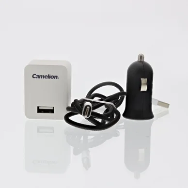 Camelion USB-laturi for Lightning Apple ja Micro-USB 4260216456411 Vastaa: N/A