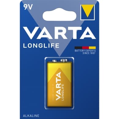 Varta Pitkäikäinen akku - 9V 1 kpl 4122101411 Vastaa: N/A