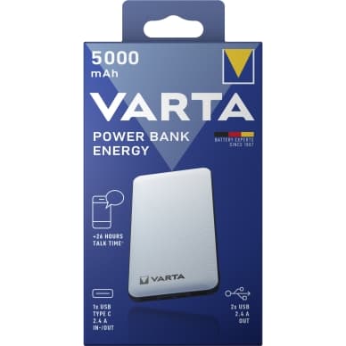 Varta Power Bank Energy 5000mAh 57975101111 Vastaa: N/A