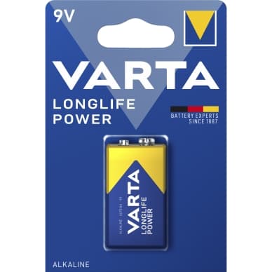 Varta Pitkäikäinen akku - 9 V, 1 kpl 4922614411 Vastaa: N/A