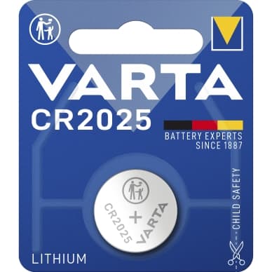 Varta CR2025 litiumnappiparisto - 1 kpl 6025101401 Vastaa: N/A