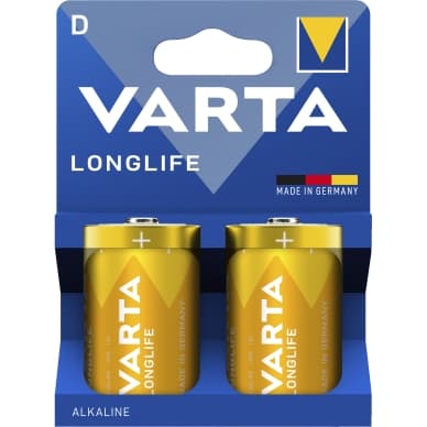 Varta Pitkäikäinen akku - D 2 kpl 4120101422 Vastaa: N/A