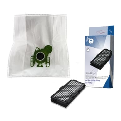 Premium Pölypussit,10kpl. + HEPA-suodatin, moottorisuodattimen DU12193-2-FIL Vastaa: N/A -21%