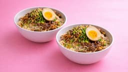 2 x Teriyaki riisikulho naudanlihalla