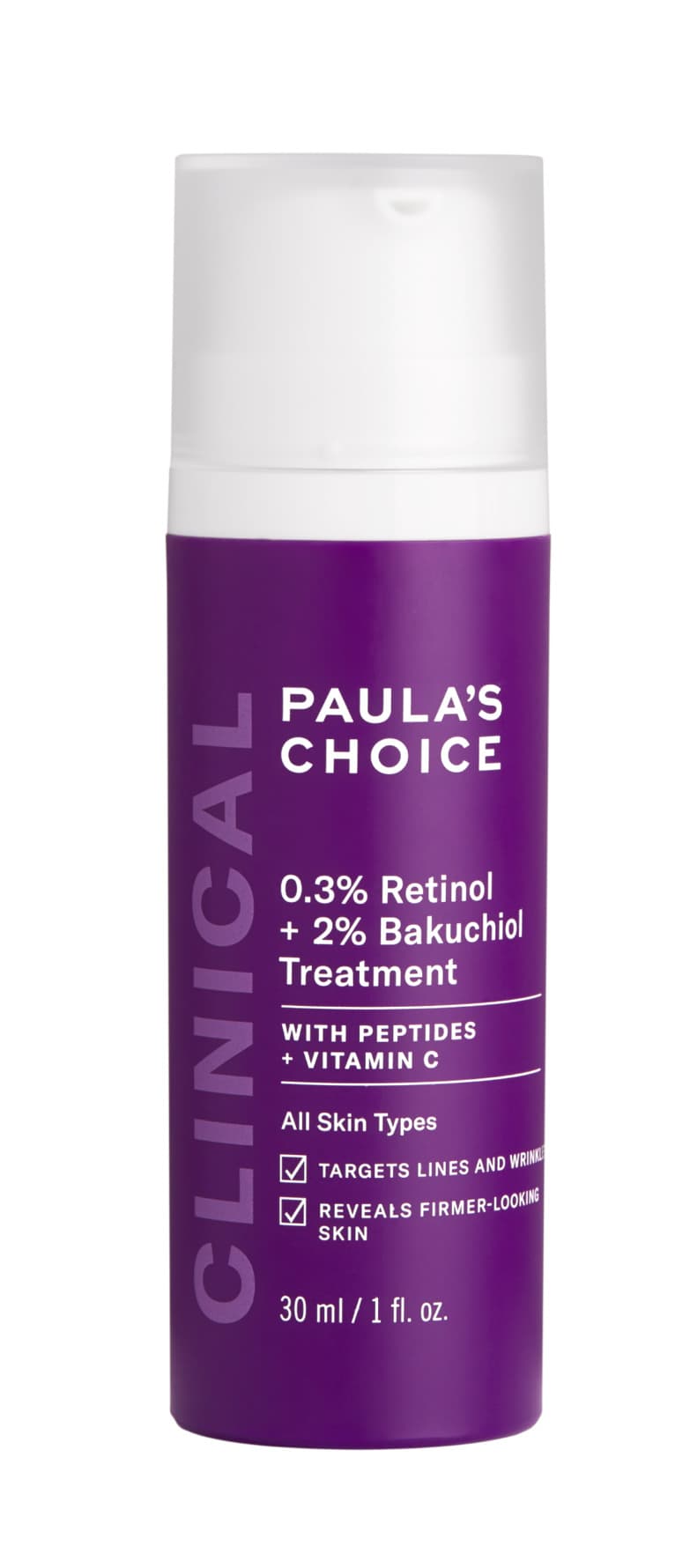 Paula's Choice Clinical 0. 3% Retinol + 2% Bakuchiol Treatment 30 ml