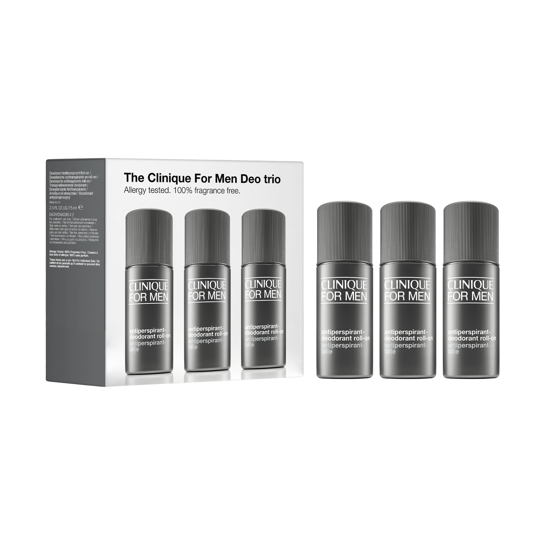 Clinique The Clinique For Men Deo Trio 3 x 75ml