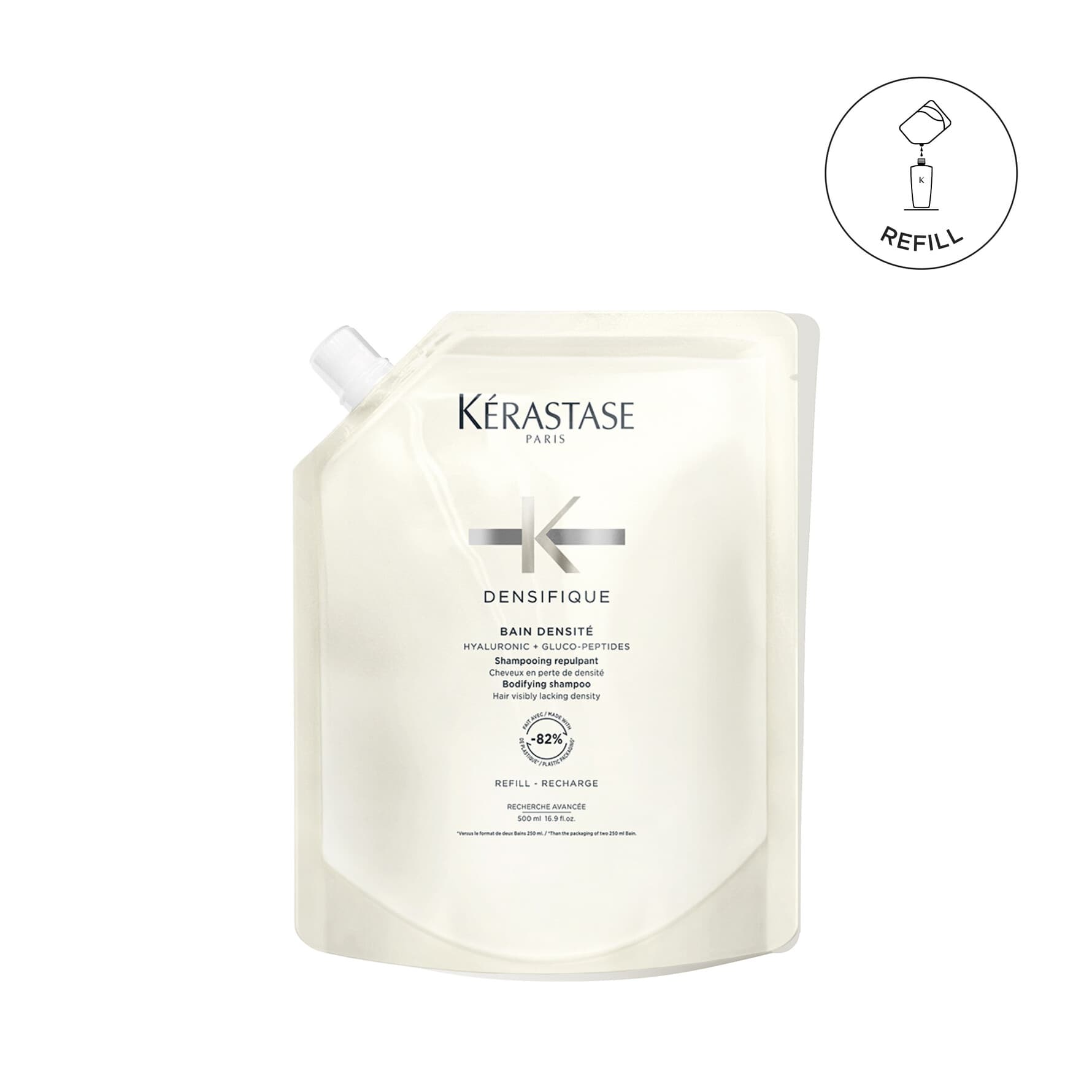 KÉRASTASE Densifique Bain Densité Shampoo 500 ml, Refill