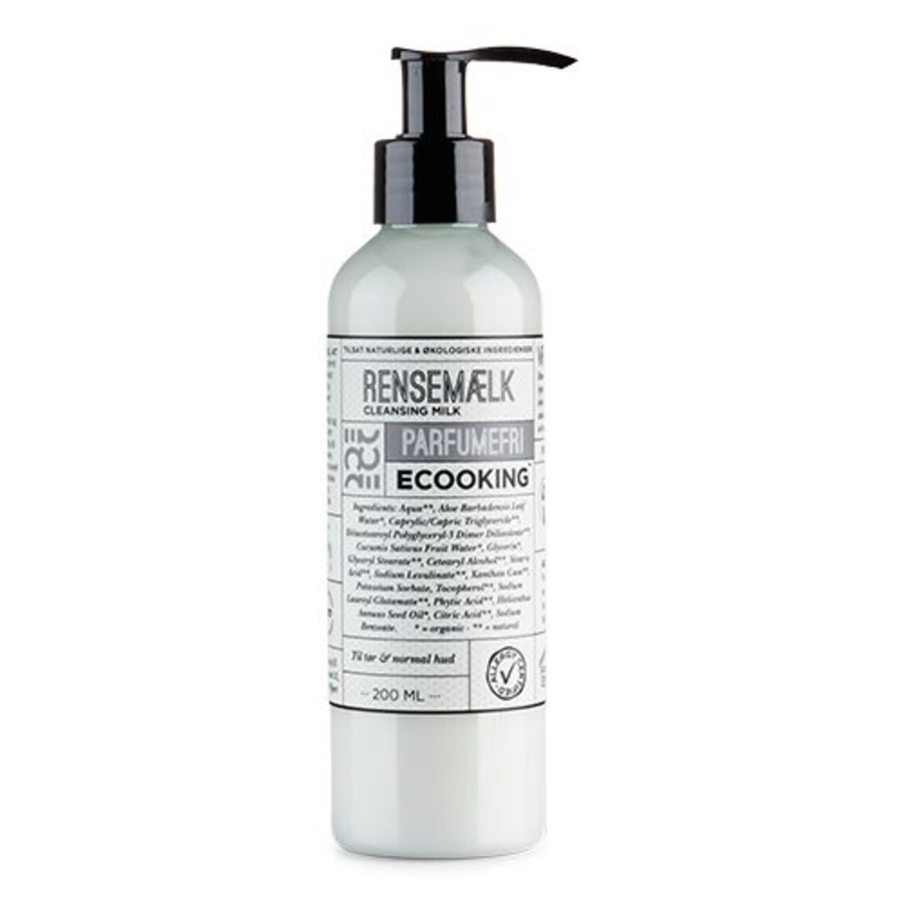 Ecooking Cleansing Milk Fragrance Free 200 ml