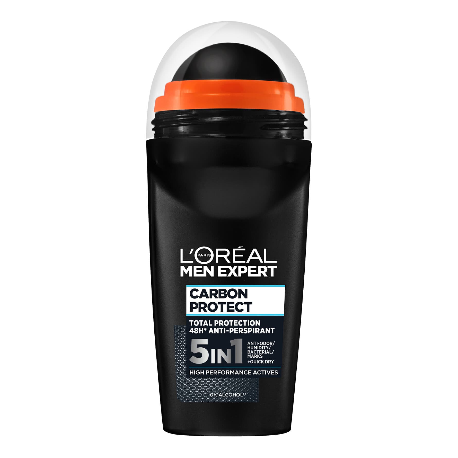 L'Oréal Paris Men Expert Carbon Protect Total Protection 48H Anti-Perspirant Deodorant Roll On 50 ml