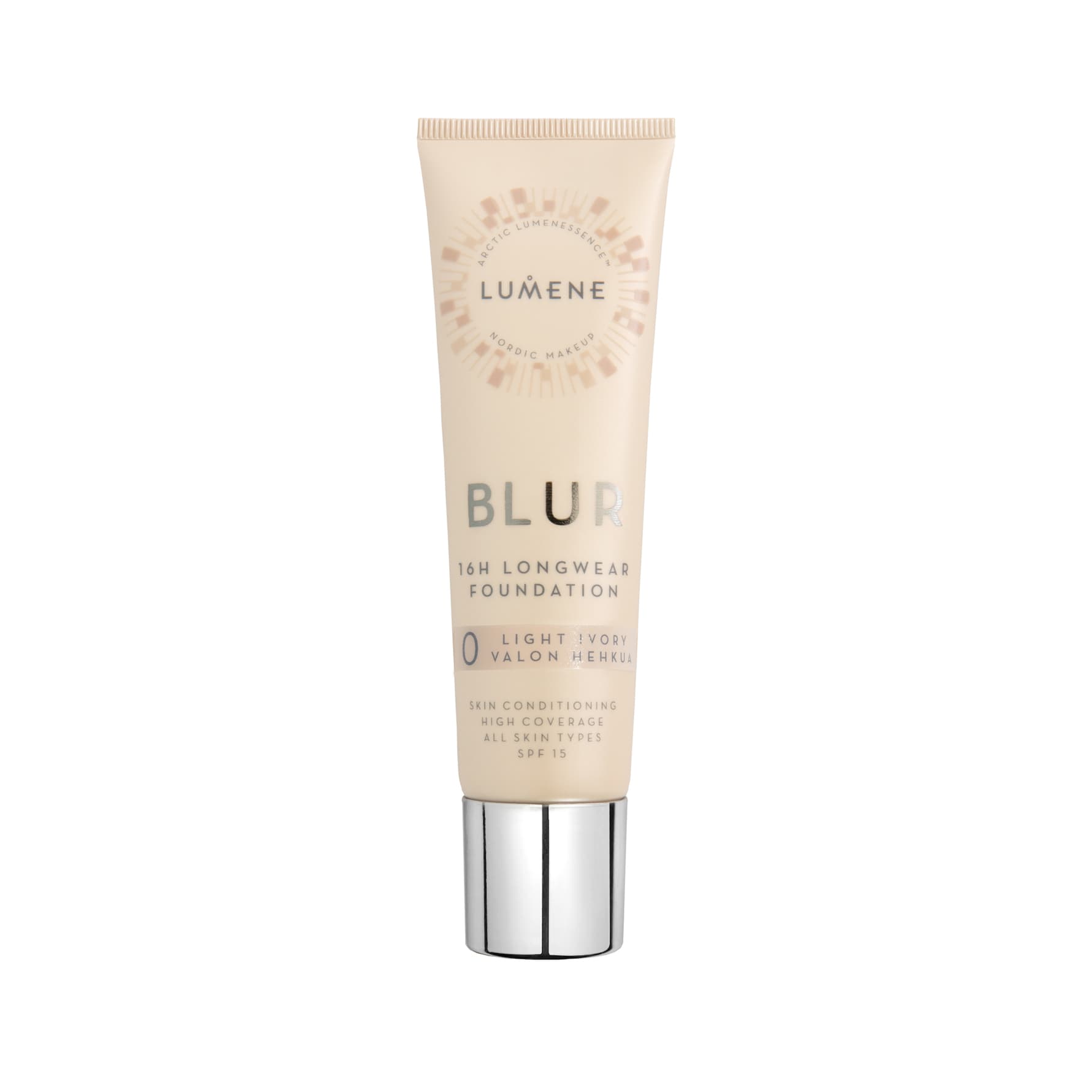 Lumene Blur 16H Longwear SPF15 Foundation 0 Light Ivory