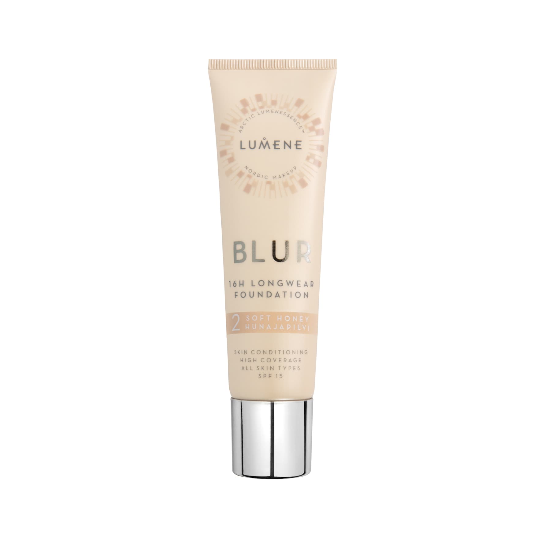 Lumene Blur 16H Longwear SPF15 Foundation 2 Soft Honey