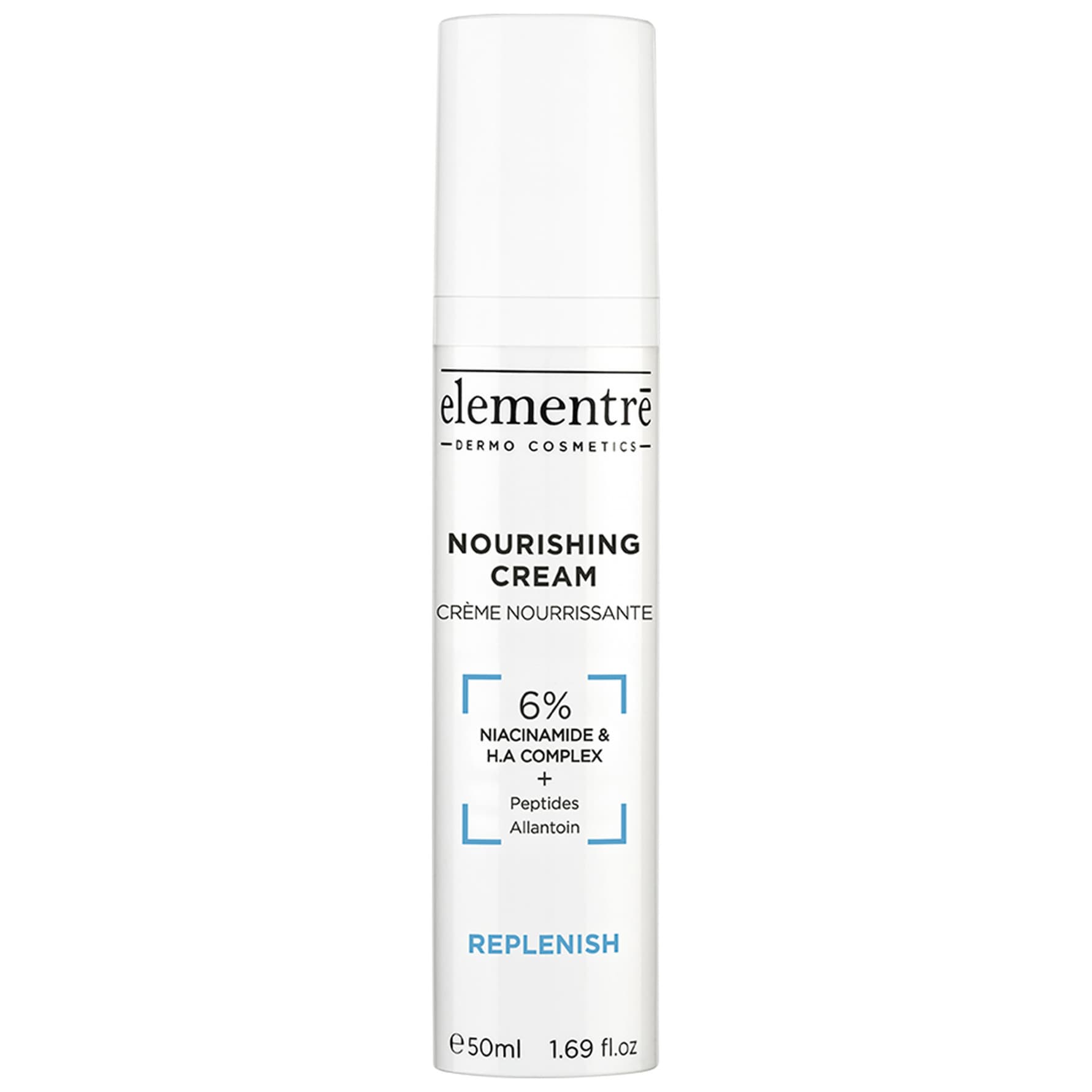 elementre Nourishing Cream - 6% Niacinamide & Hyaluronic Acid 50 ml