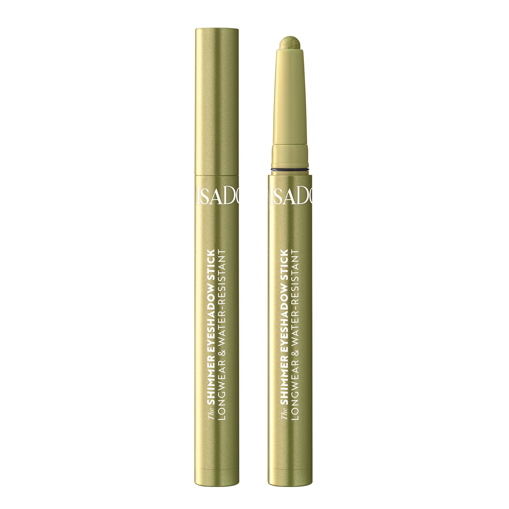 IsaDora The Shimmer Eyeshadow Stick Longwear & Water-Resistant 45 Green Shimmer