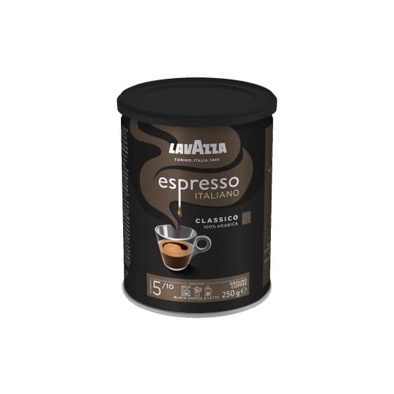 Jauhettu kahvi Lavazza Espresso Italiano Classico, 250 g (tölkissä) -46%