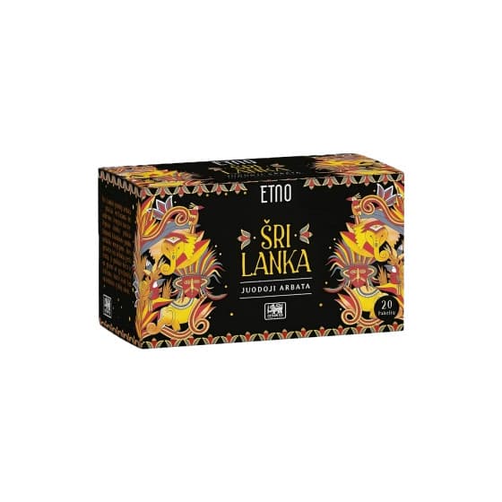 Musta tee ETNO Šri Lanka, 20 kpl.