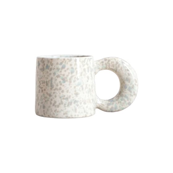 Homla MORNE Spotted Grey muki, 300 ml