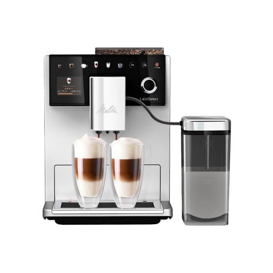 Melitta LatteSelect F630-211 kahviautomaatti – hopea, käytetty-kunnostettu