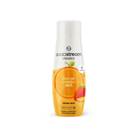 Siirappi SodaStream Classics Orange &amp; Mango Zero (SodaStream-hiilihapotuslaitteille), 440 ml -54%