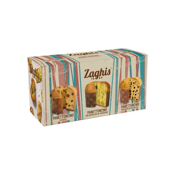 Kolme Zaghis-panettonea, 3 x 100 g