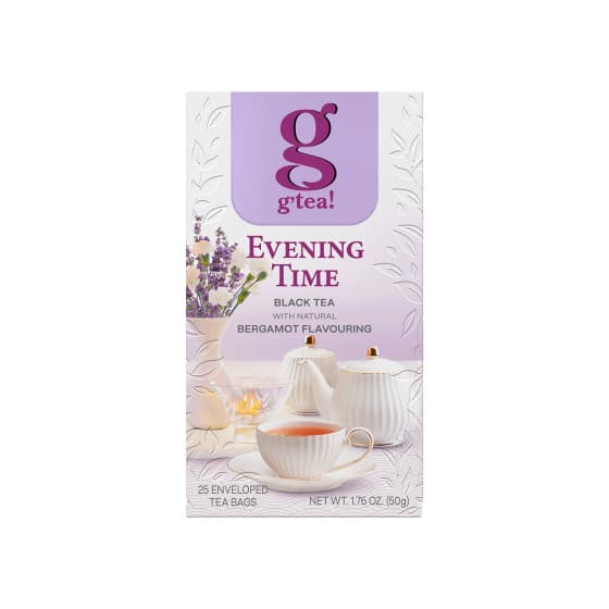 Musta tee g’tea! Evening Time, 25 kpl. -50%