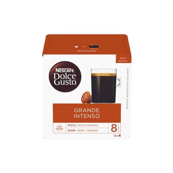 Kahvikapselit NESCAFÉ® Dolce Gusto® Grande Intenso, 16 kpl.