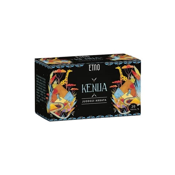 Musta tee ETNO Kenija, 20 kpl.