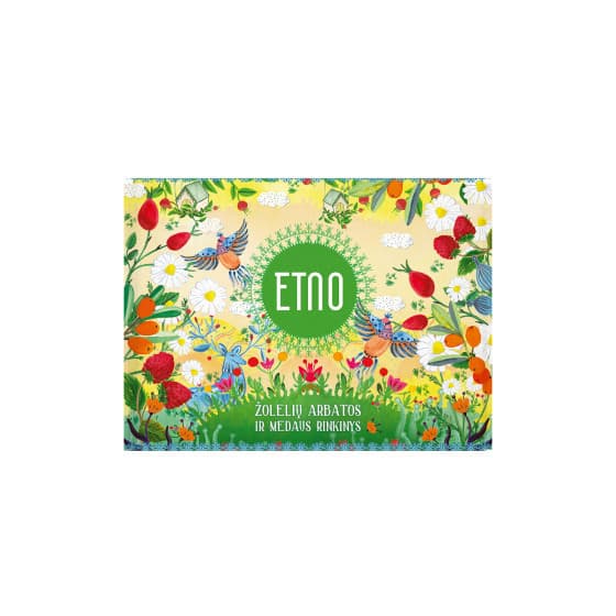 Luonnollinen yrttitee & hunaja -setti ETNO, 50 kpl. + hunaja
