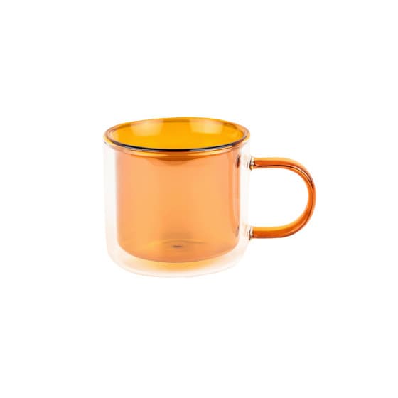 Kaksiseinäinen cappuccinolasi kahvalla CHiATO, 250 ml