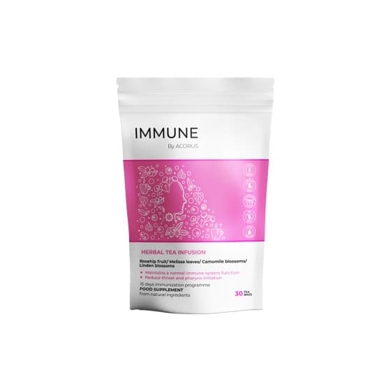 Yrttitee ACORUS Immune, 30 kpl. -39%