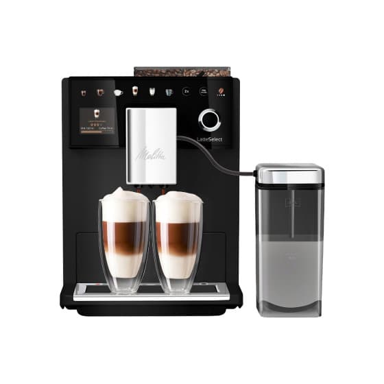 Melitta LatteSelect F630-212 kahviautomaatti – musta, käytetty-kunnostettu -43%