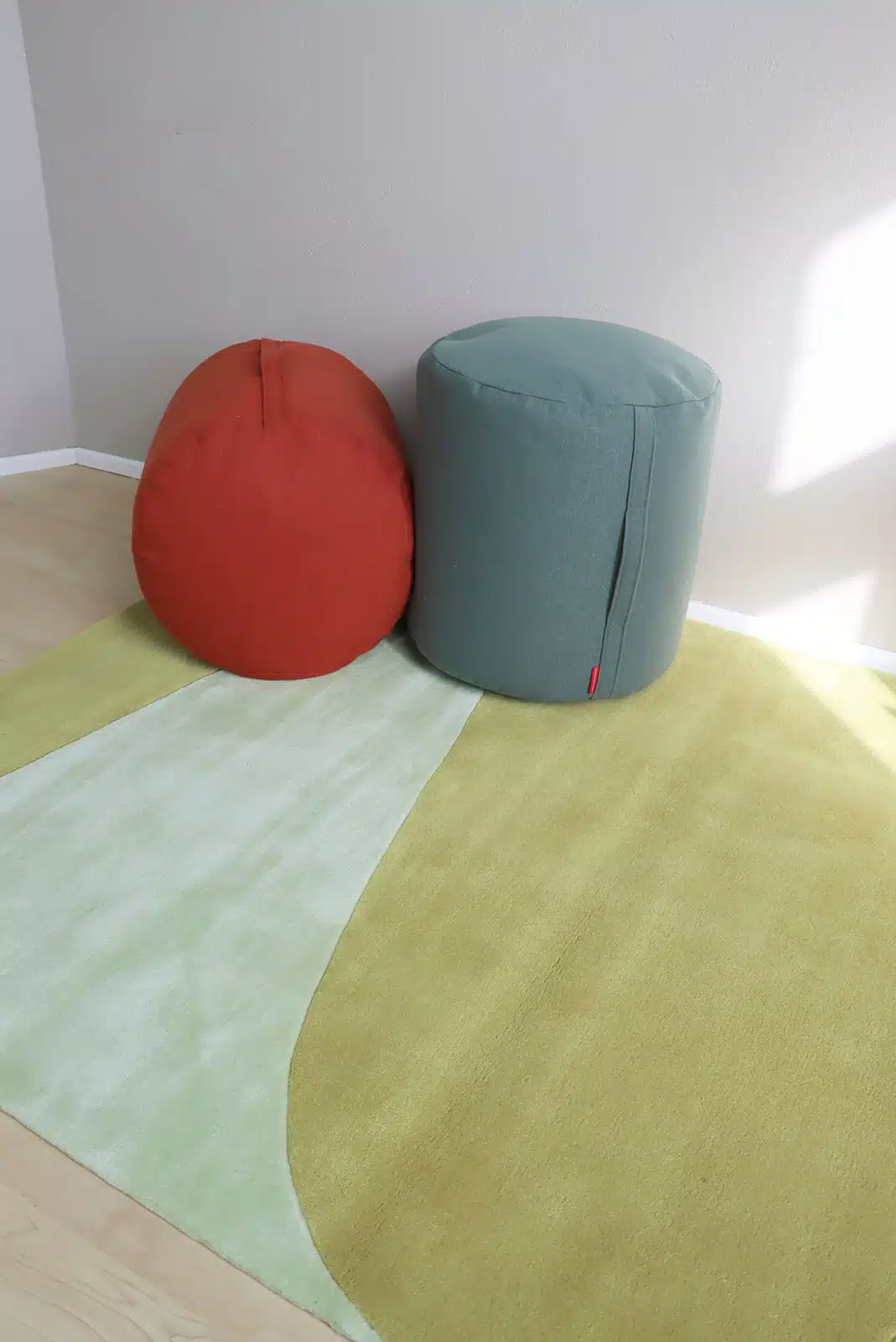 Laine light green tuftattu matto 140x200cm