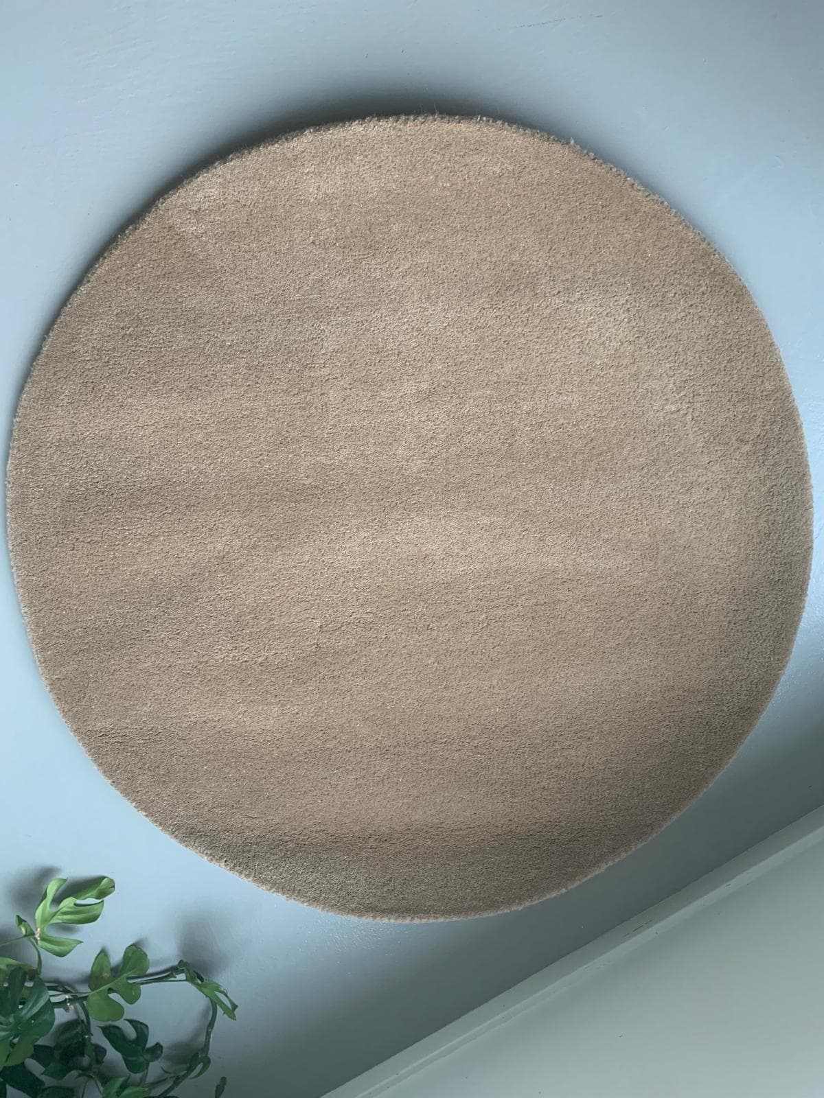 Plain käsintuftattu lt. orange pyöreä -51%