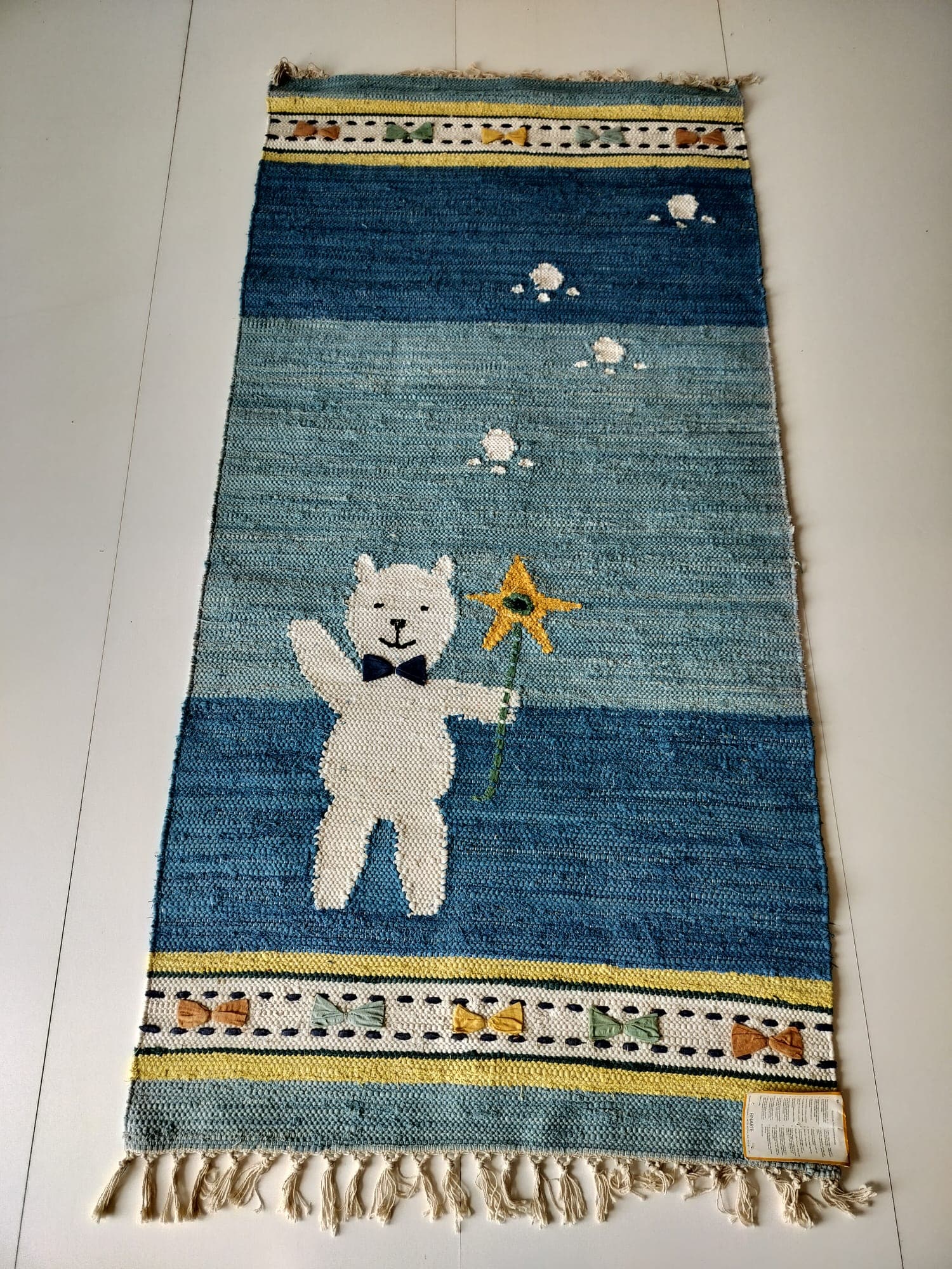 Eija Rasinmäki teddybear sininen 100x200cm -50%