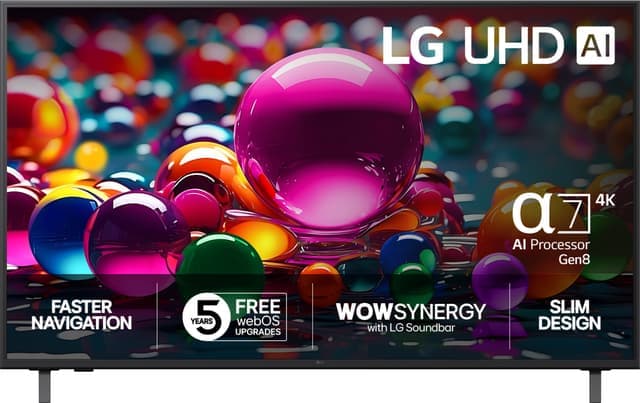 LG 55" UA 75 4K TV (2025) -46%