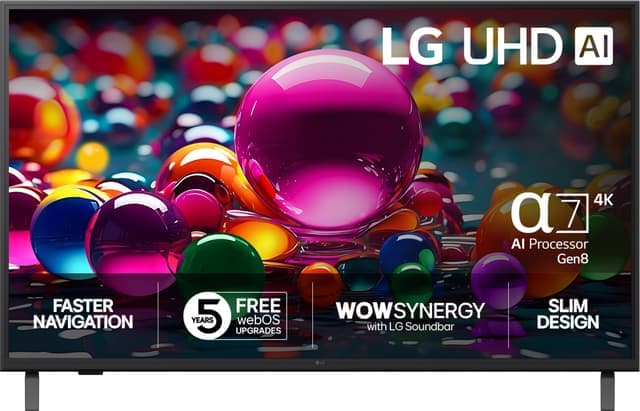 LG 43" UA 75 4K TV (2025) -54%